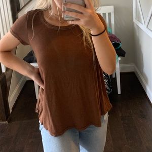 Brown Soft and Sexy Shirt